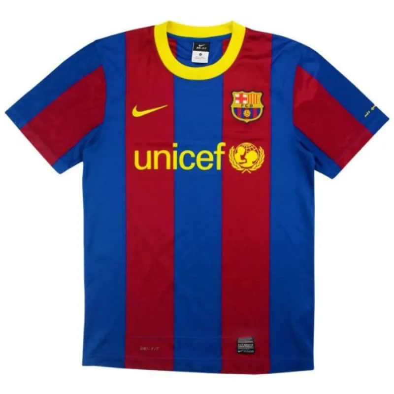 Barcelona 2010/11 Retro-Heimtrikot - Rot/Blau