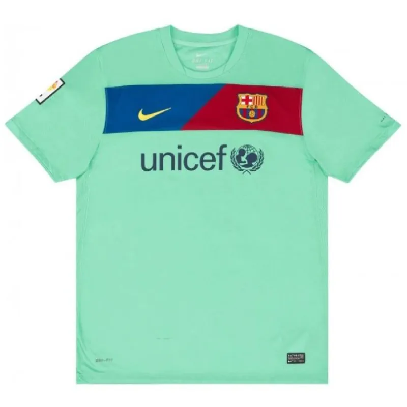 ​​Barcelona 2010/11 Retro Away Jersey - Green​​