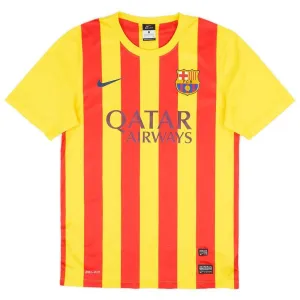 ​​Maglia esterna retro del Barcellona 2013/14 - Rosso/Giallo​​