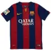 Barcelona 2014/15 Camiseta Local Retro - Rojo/Azul