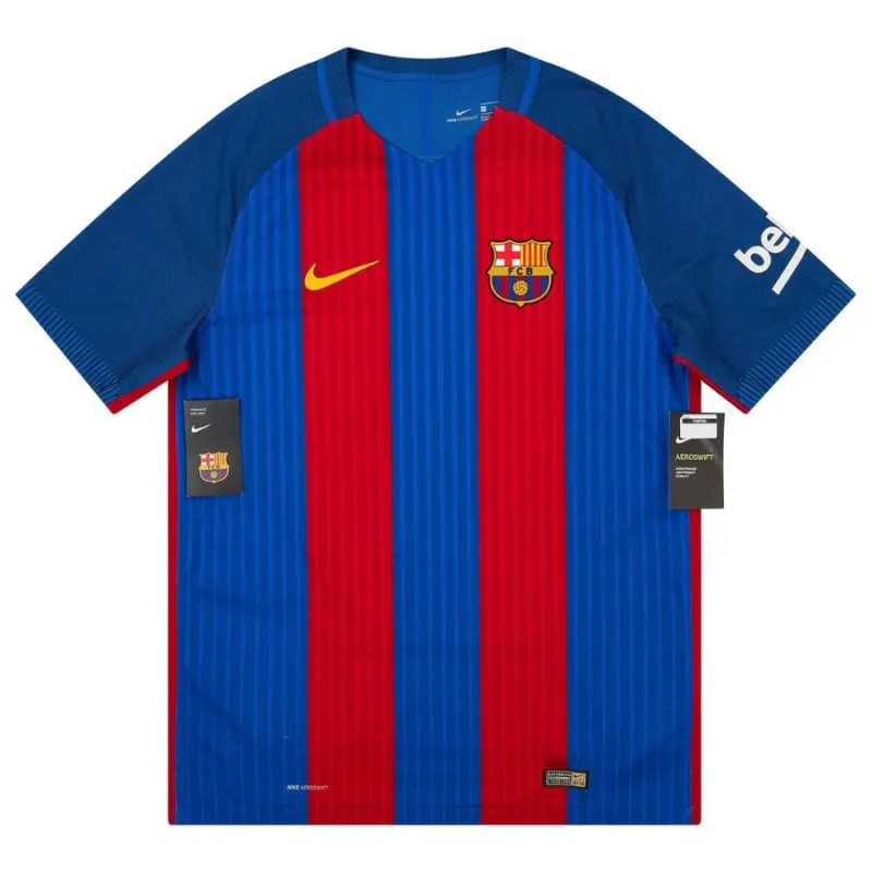 Barcelone 2016/17 Maillot Domicile Rétro - Rouge/Bleu