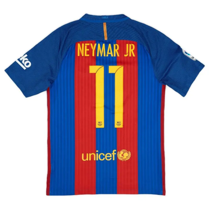 Barcelona NEYMAR 2016/17 Retro Home Jersey - Red/Blue