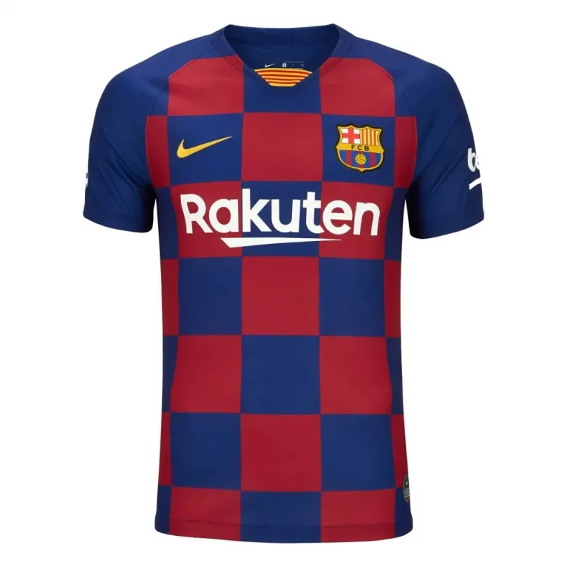 Barcelone 2019/20 Maillot Domicile Rétro - Rouge/Bleu