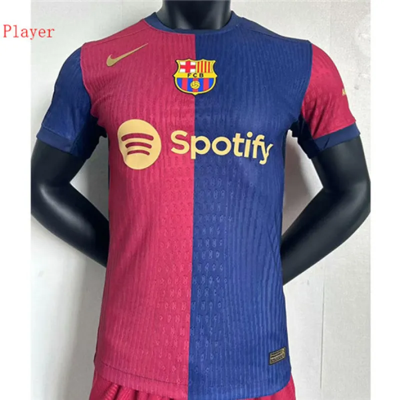 FC Barcelona Home Player Version Jersey 2024/25 - Red/Blue