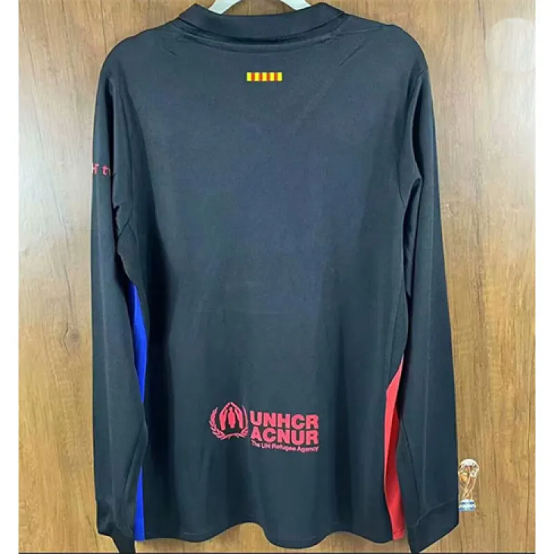 FC Barcelona Long Sleeve Away Jersey 2024/25 - Grey