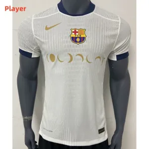 Maglia della versione per giocatori del FC Barcelona 2024/25 - Bianca