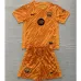 FC Barcelona Kids' Goalkeeper Jersey and Shorts 2024/25 - Orange