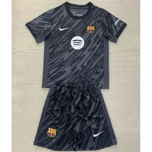 FC Barcelona 2024/25 Kids Goalkeeper Jersey & Shorts
