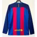 Maglia retrò a maniche lunghe del FC Barcelona 2016/17 campo casa - Rosso/Azzurro