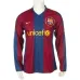 FC Barcelona Retro Long-Sleeved Jersey 1957-2007 Commemorative Edition - Red/Blue