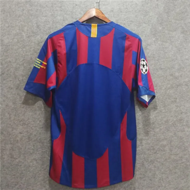 FC Barcelona Retro Jersey 2006 UCL Final Edition - Red/Blue