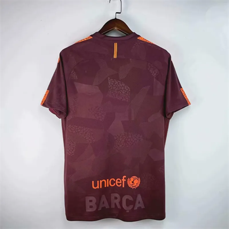 Troisième maillot rétro du FC Barcelona 2017/18 - Bourgogne