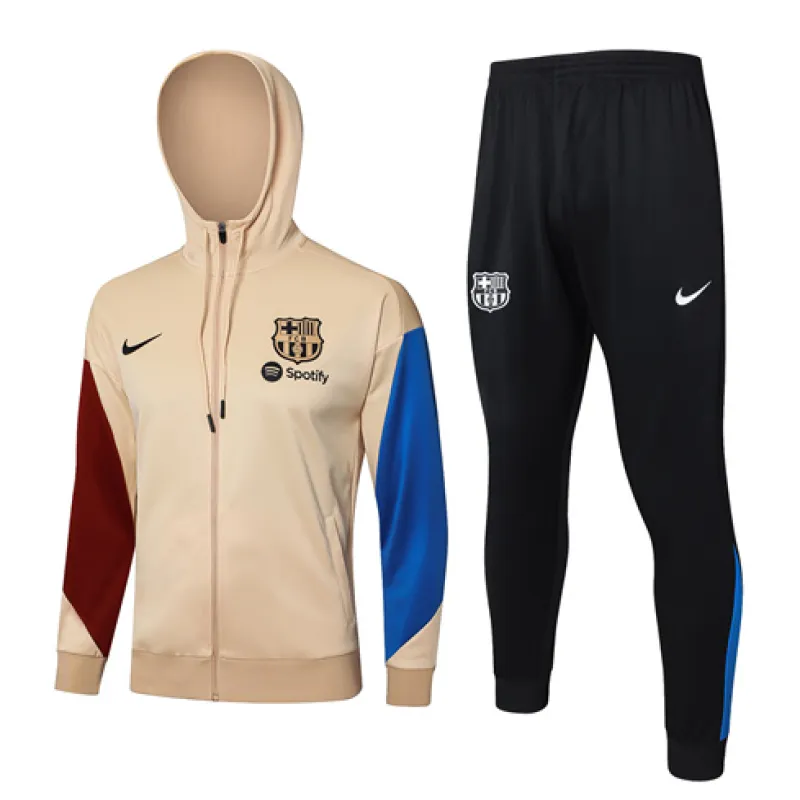 FC Barcelona Hooded Sports Jacket 2024/25 - Yellow