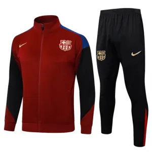 Giacca sportiva per bambini del FC Barcelona 2024/25 - Borgogna
