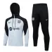 FC Barcelona Children's Hooded Sportswear 2024/25 - Light Grey