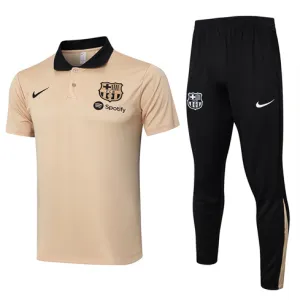 Maglia Polo di allenamento + Pantaloni del FC Barcelona 2024/25 - Giallo