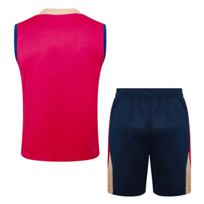 FC Barcelona 2024/25 Kids Shorts & Vest Set – Pink