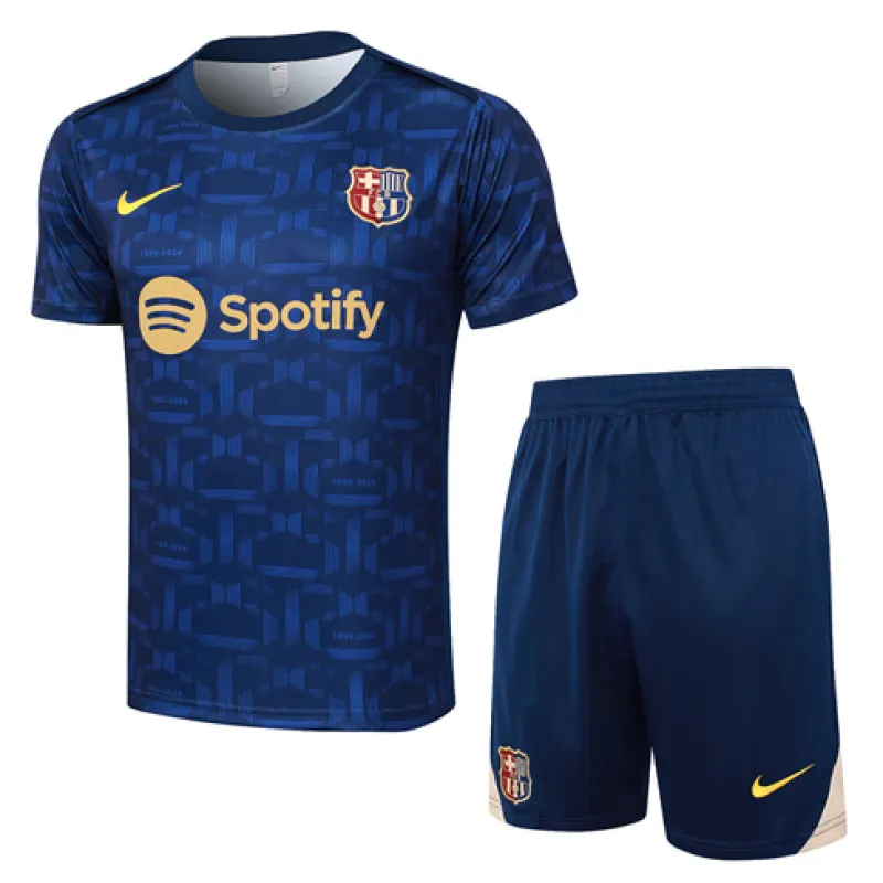 FC Barcelona Trainingstrikot + Shorts 2024/25 - Blau