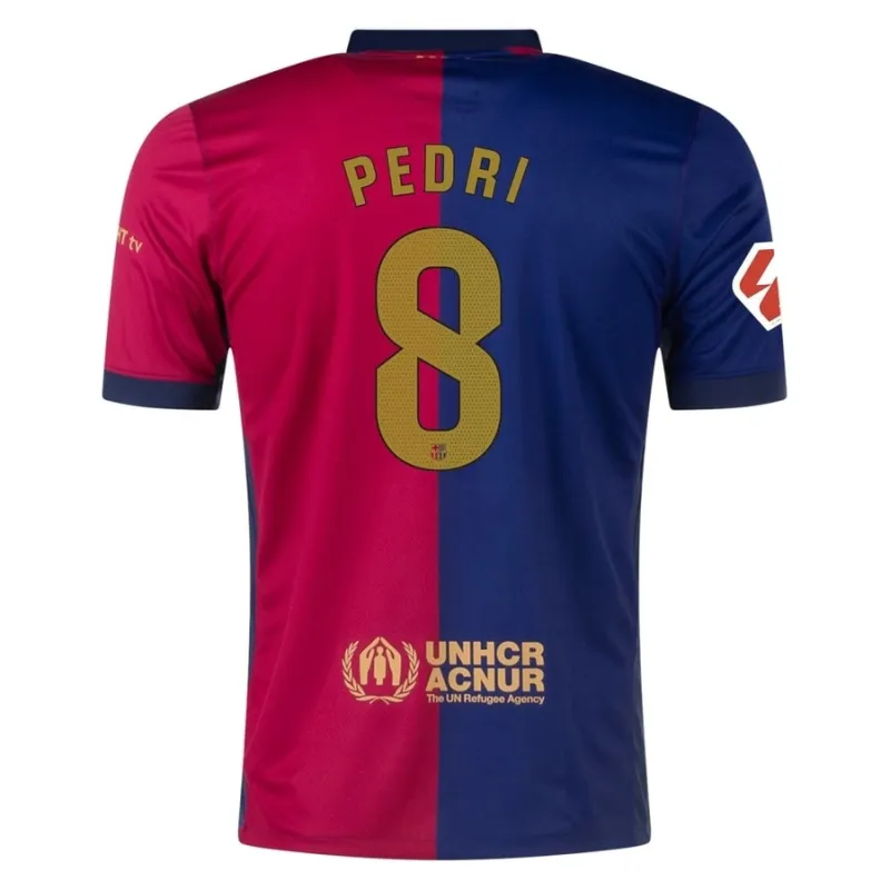 PEDRI FC Barcelona 2024-25 Home Jersey - Blue/Red