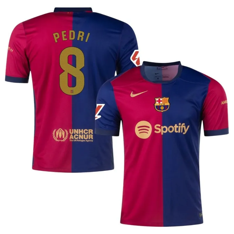 PEDRI FC Barcelona 2024-25 Home Jersey - Blue/Red