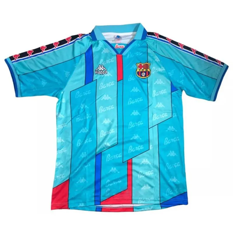 Ronaldo Barcelona Retro Jersey 1996/97 Away - Blue
