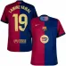 FC Barcelona LAMING YAMAL Kids' Home Jersey 2024/25 with New Sponsor - Red/Blue