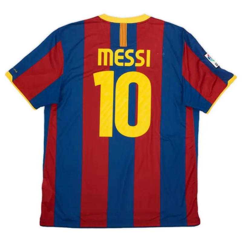 Messi Barcelona Retro Jersey 2010/11 Home - Red/Blue