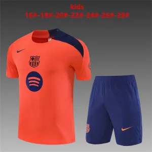 Barcellona 2025/26 Set Allenamento Bambino arancione