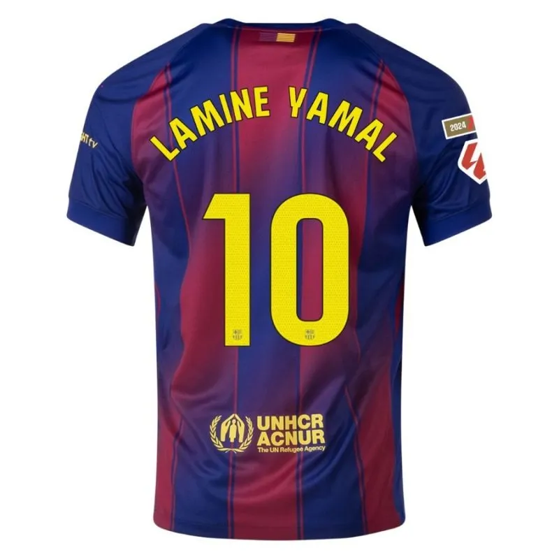 Barcelona YAMAL 2025/26 Home Kids' Jersey - Red/Blue