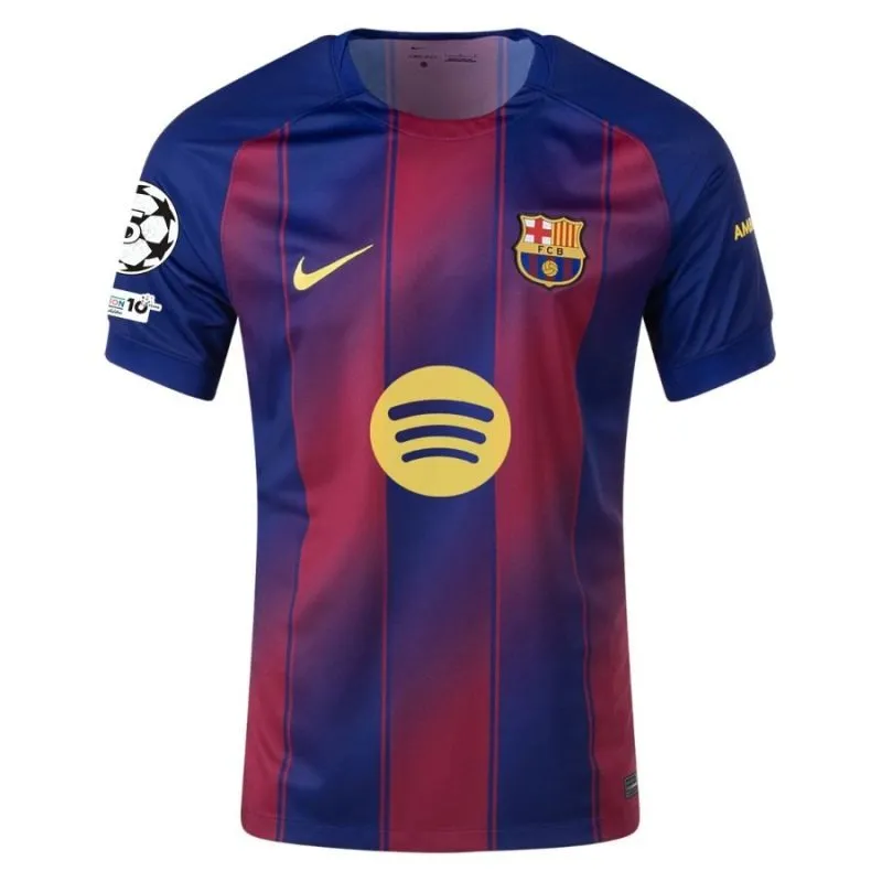 Barcelona YAMAL 2025/26 Home UCL Kids' Jersey Set - Red/Blue