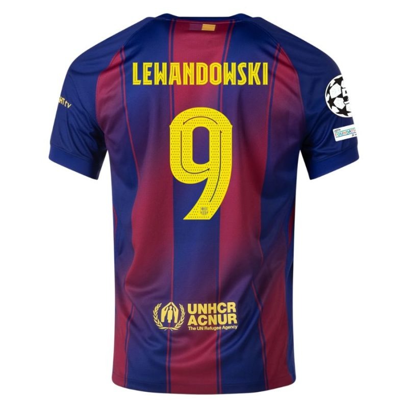 Maillot Barcelone Domicile UCL 2025/26 LEWANDOWSKI