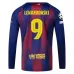 Maillot Domicile Barcelone Manches Longues UCL 2025/26 LEWANDOWSKI