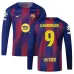 Maillot Domicile Barcelone Manches Longues UCL 2025/26 LEWANDOWSKI