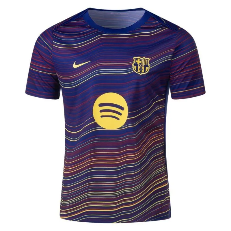 Maillot de pré-match du FC Barcelone 2025/26 - Bleu