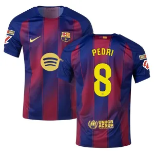 Maglia in casa bambini del Barcellona PEDRI 2025/26 - Rosso/Blu
