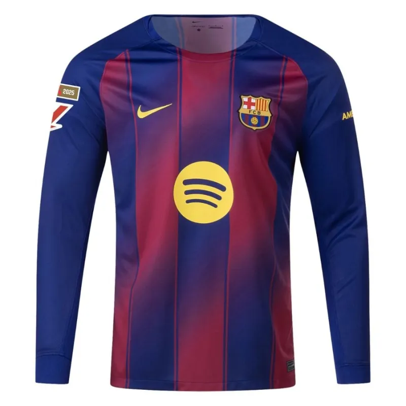 Barcelona Home Long Sleeve Jersey 2025/26 PEDRI