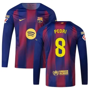 Barcelona Home Long Sleeve Jersey 2025/26 PEDRI