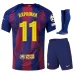 FC Barcelona RAPHINHA 2025/26 Heim-UCL-Kinder-Trikot-Set - Rot/Blau