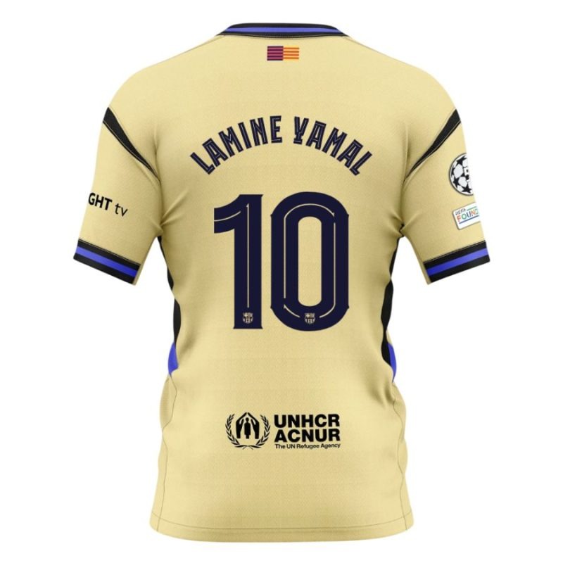 Barcelone YAMAL 2025/26 Maillot Enfant Extérieur