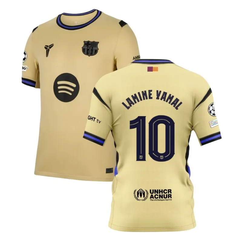 Barcelone YAMAL 2025/26 Maillot Enfant Extérieur
