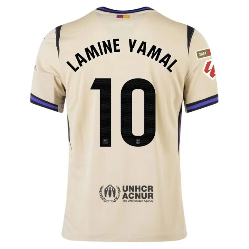 Barcelona YAMAL 2025/26 Kids’ Away Kit - Beige