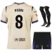 Barcelona PEDRI 2025/26 Kids Away Kit Jersey - Beige