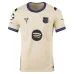 Barcelona PEDRI UCL 2025/26 Kids Away Jersey - Beige