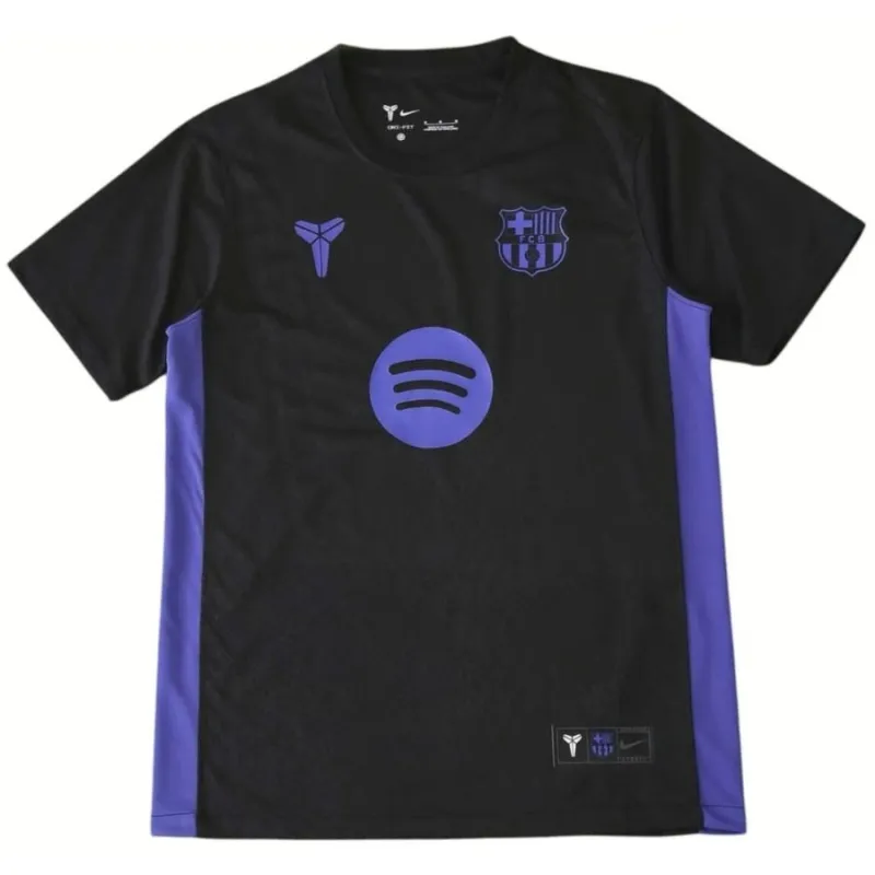 Barcelona 2025/26 Pre-season X Kobe Jersey - Black/Blue