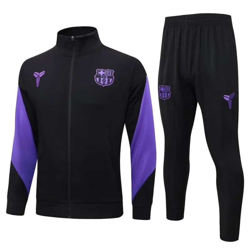 Barcelona 2025/26 Sports Jacket - Black/Purple