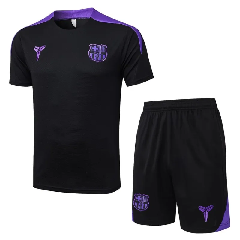 Maillot d'entraînement + short Barcelone 2025/26 - Noir/Violet
