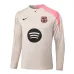 Barcelona 2025/26 Tracksuit - Beige/Pink