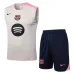 FC Barcelona 2025/26 Beige Rosa Shorts & Tank Set
