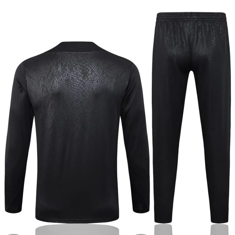 Barcelona 2025/26 Tracksuit - Black/Blue