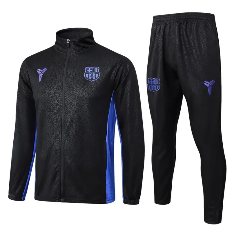 Barcelone 2025/26 Veste de sport - Noir/Bleu